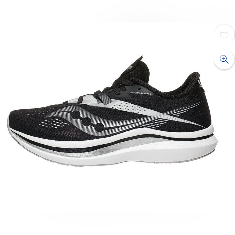 Saucony Women's Endorphin Pro 2 Black/White SZ 9.5